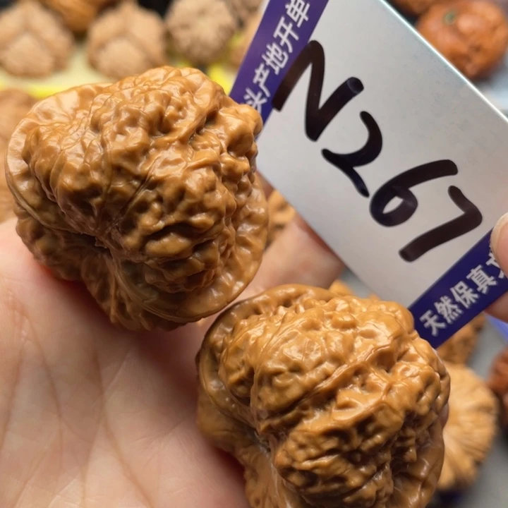 文玩核桃把件蛙蛙44尺