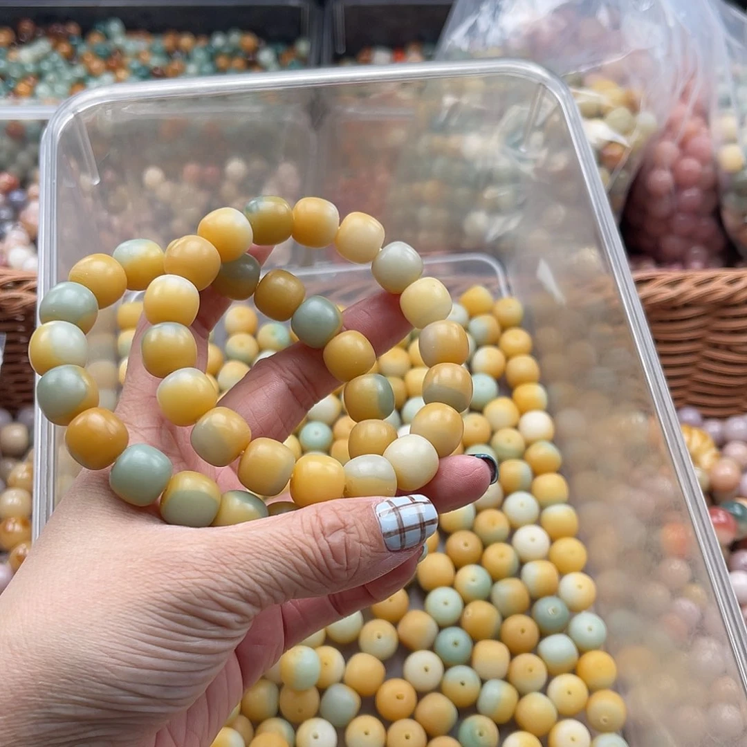 白玉菩提吊坠Q/12mm/55颗