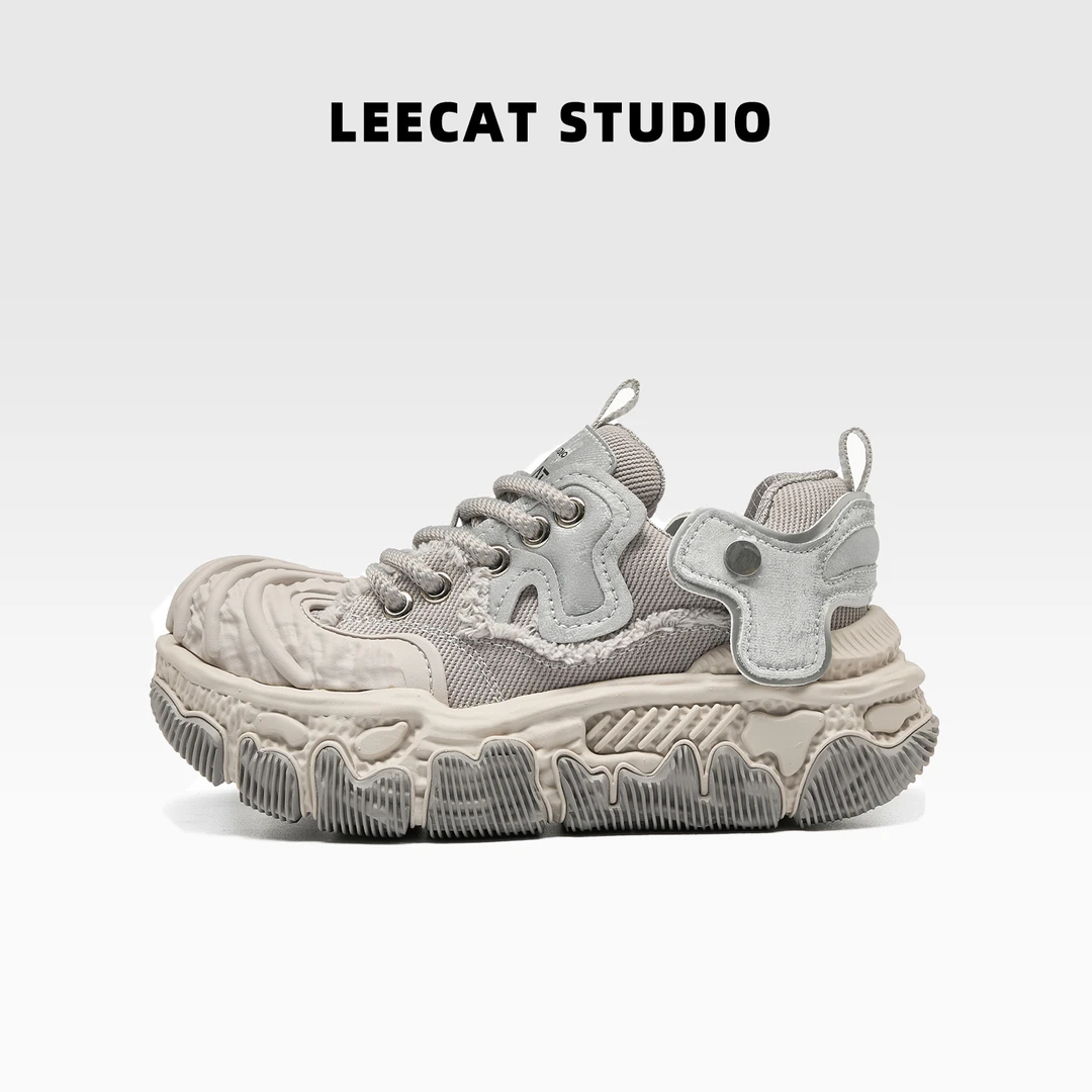 LeeCatStudio | 2025春新款潮流小众休闲鞋厚底增高LES24A009