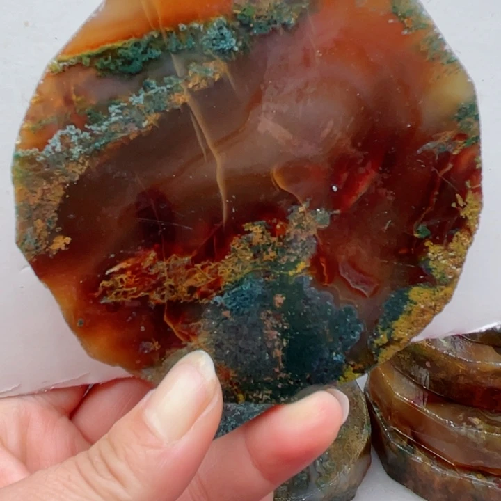 定制玛瑙雨*~定制水草玛瑙手镯