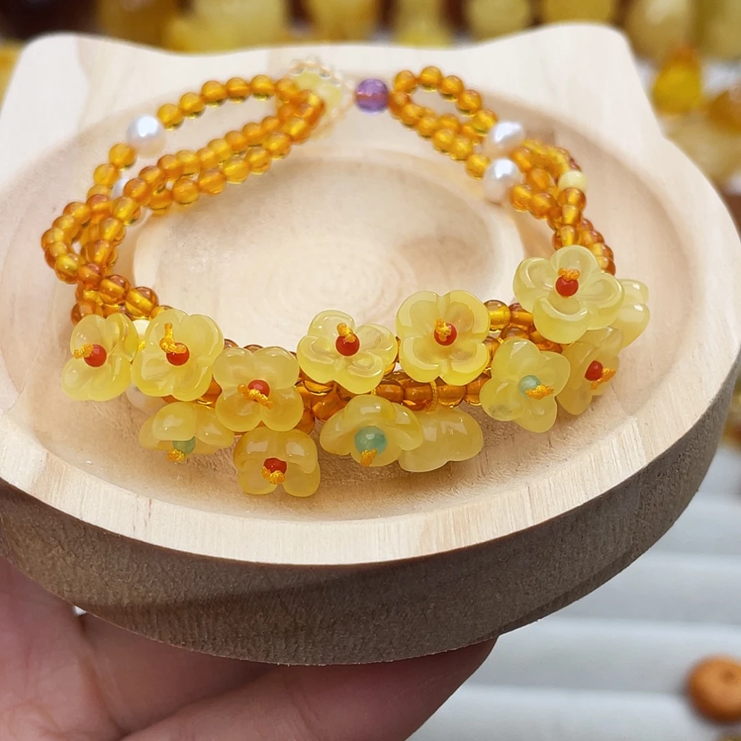 琥珀吊坠(赠链)未镶嵌