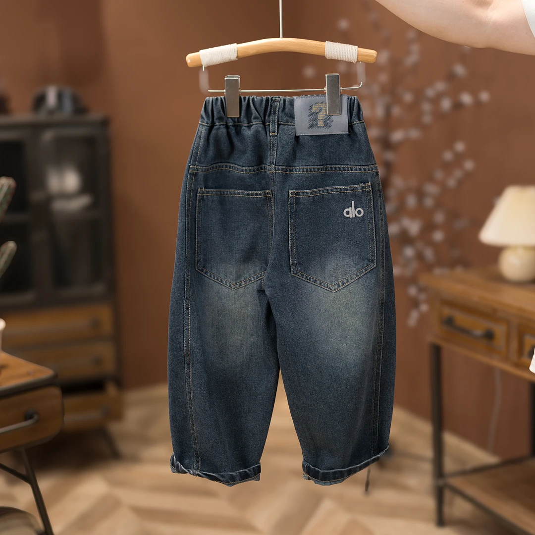 2025秋季男童牛仔裤儿童裤子男款潮牌牛仔裤中大童男童裤子7938