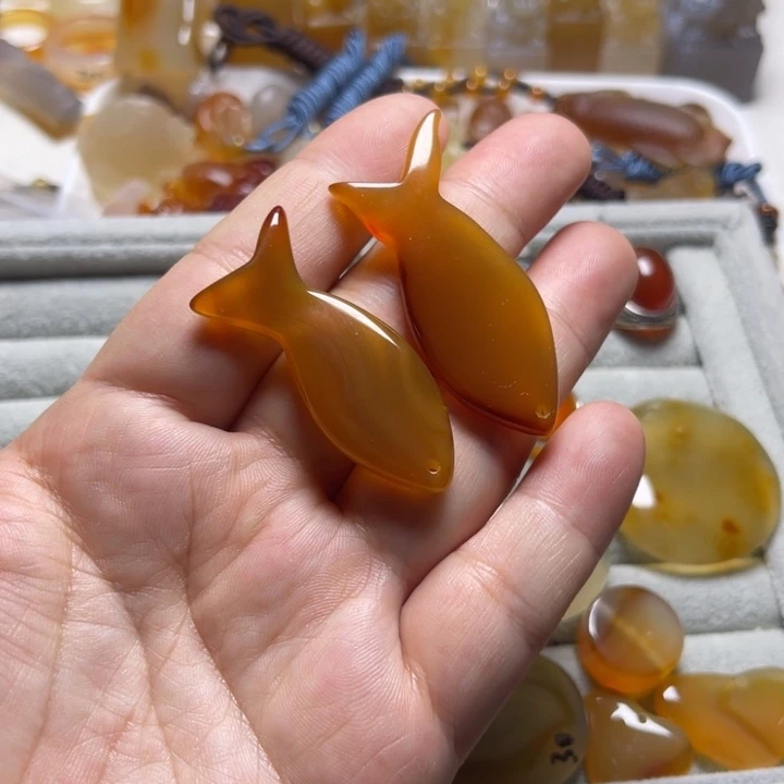 玛瑙/玉髓颈饰未镶嵌晓**～0015