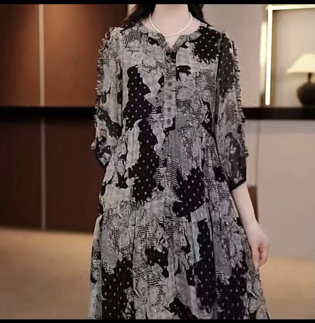 5336-25新款时尚女士连衣裙+-