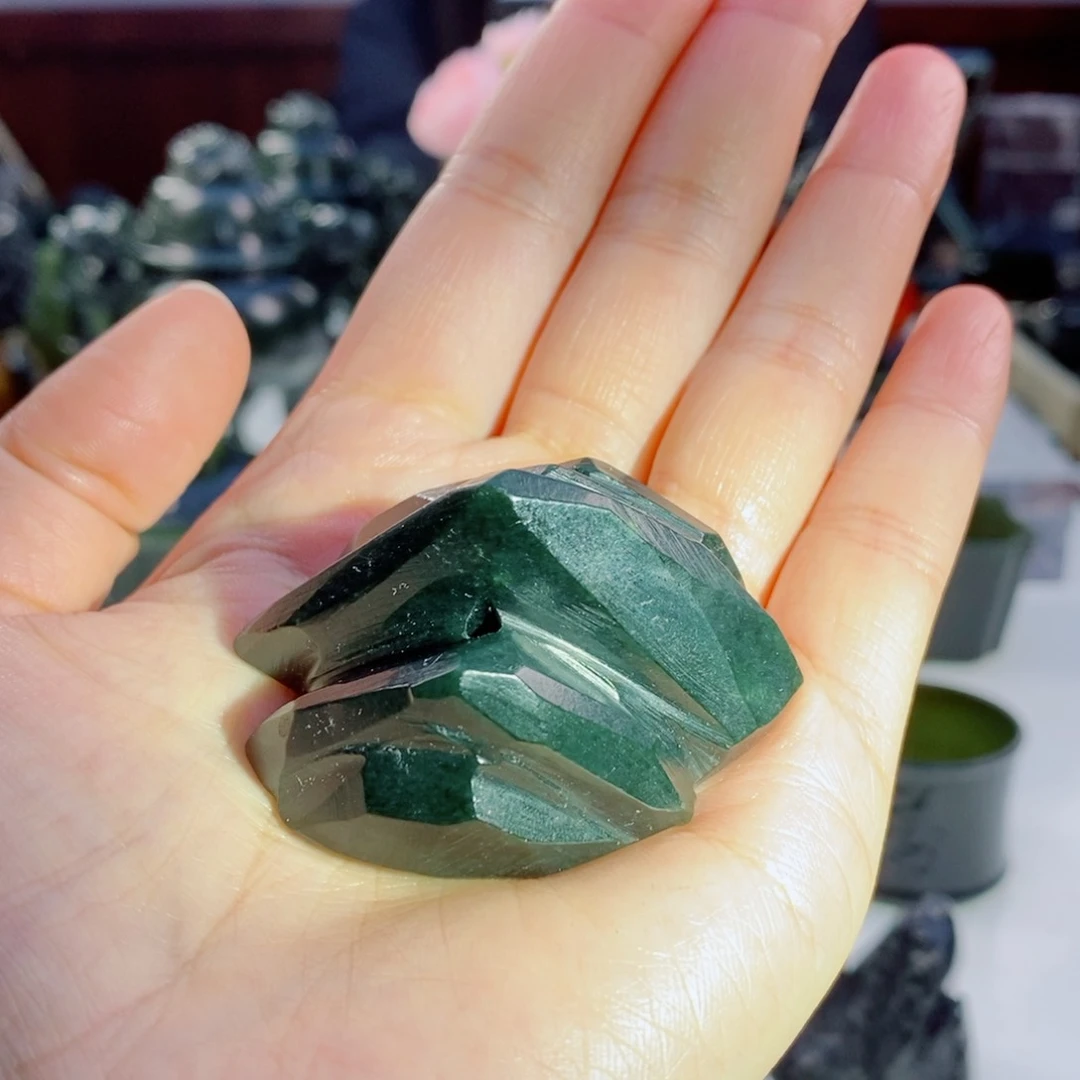 和田玉（青玉）挂件未镶嵌