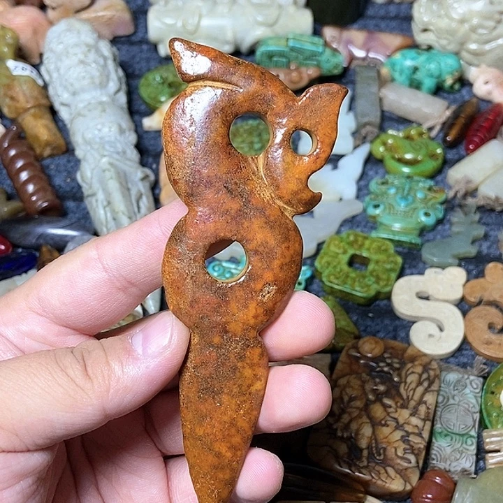 和田玉未镶嵌颈饰18