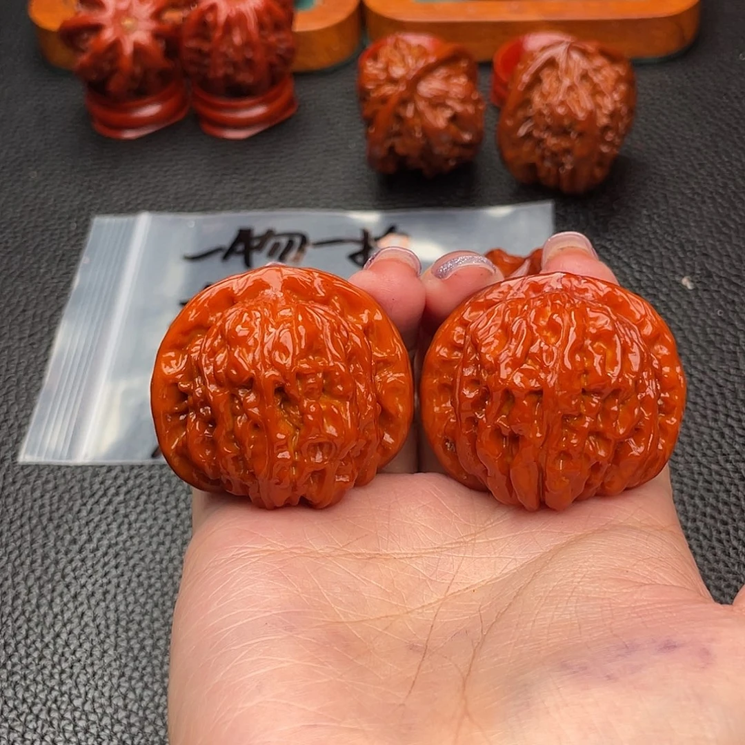 把件文玩核桃四座楼
