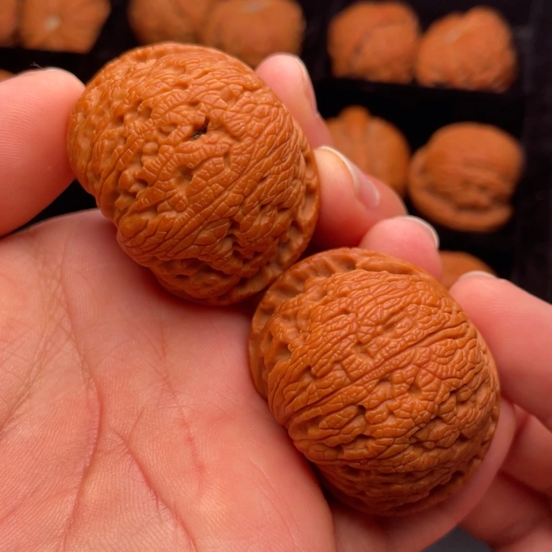 文玩核桃把件秦岭山脉