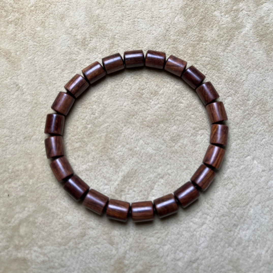 海南黄花梨老料桶珠8✖️6