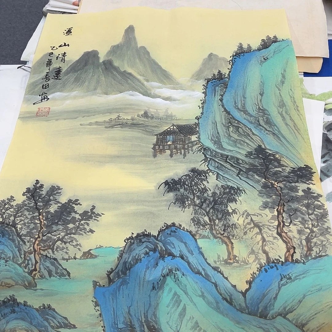 国画纯手绘作品欣赏