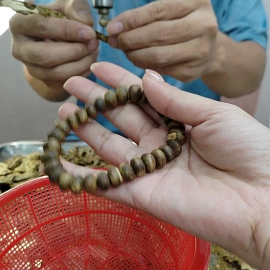沉香手串卡1算盘珠包9克