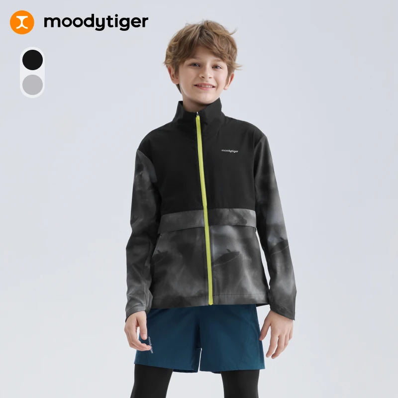 moodytiger25年春新拼接款舒适男童外套【H】