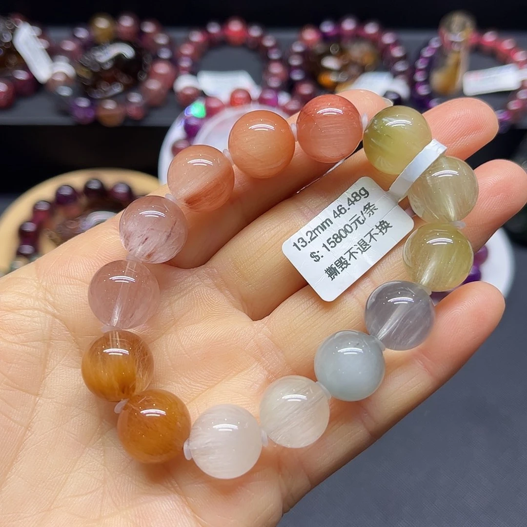 水晶手链未镶嵌天然水晶