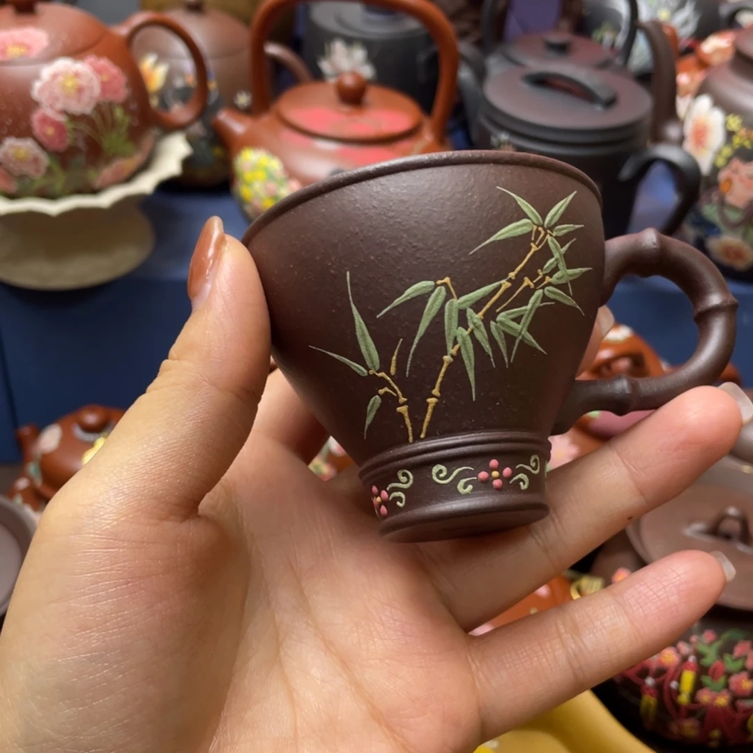 紫砂茶杯紫砂主人杯100cc