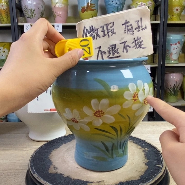 景德镇高温陶瓷花盆