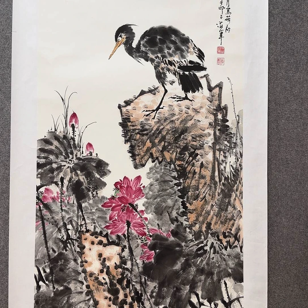 国画王占海老师手绘作品