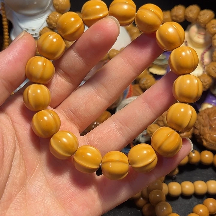 橄榄核手串/手链猴头1.5鲨鱼微瑕