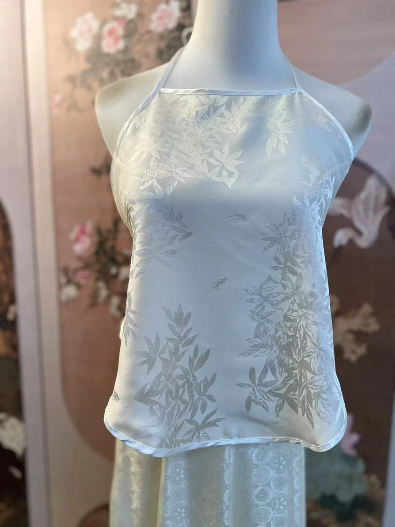 【一号链接】100桑蚕丝纯手工 国风古典肚兜 80-140斤