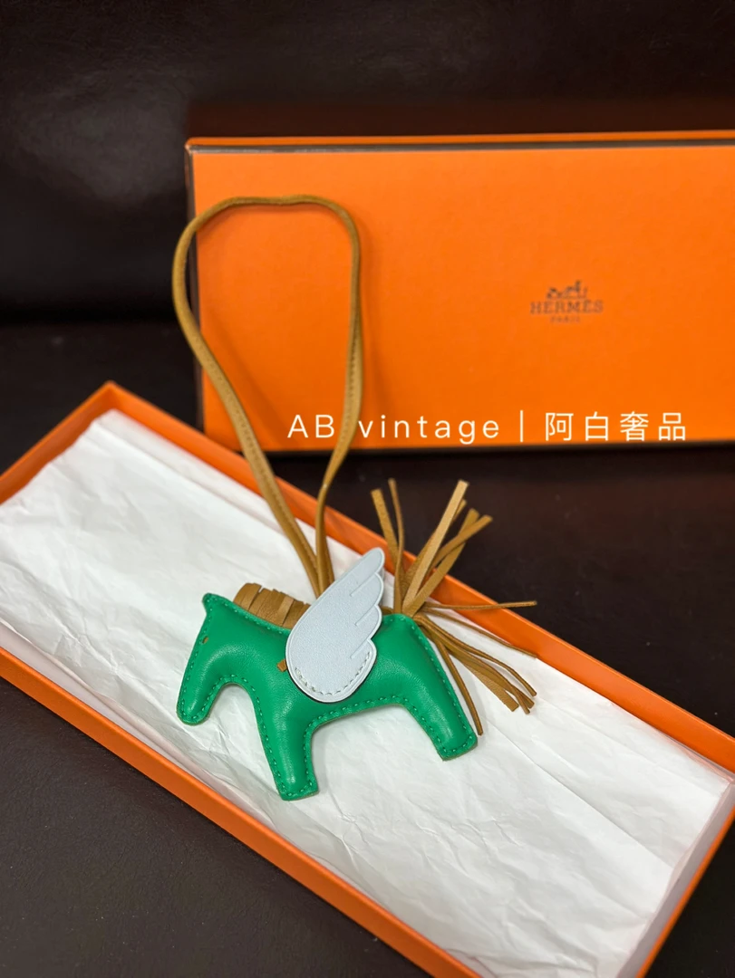 95新 Hermes/爱马仕 阿白奢品｜爱马仕 飞马挂件
