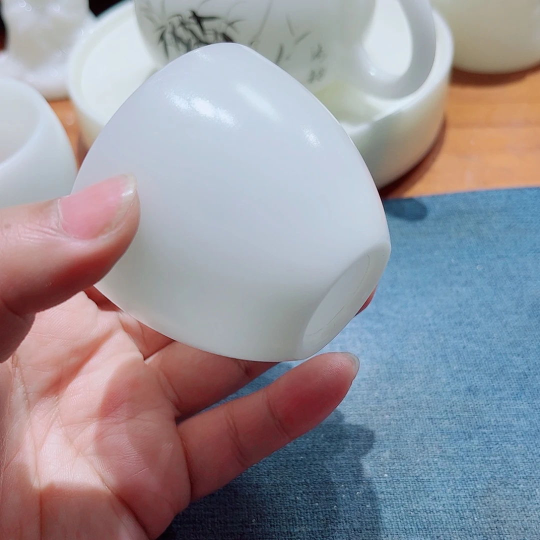 陶瓷8个璞玉85cc素烧1111