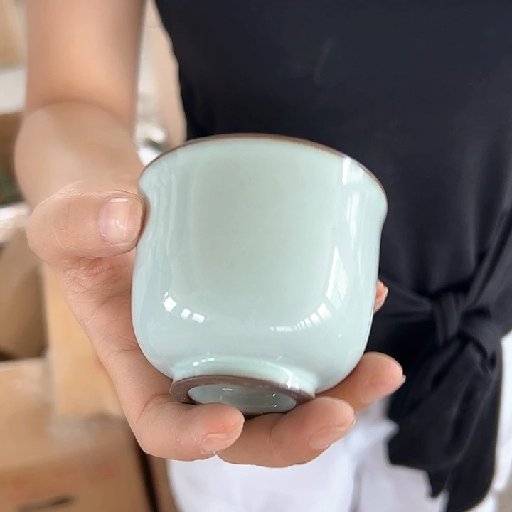龙泉云间青瓷小米茶器
