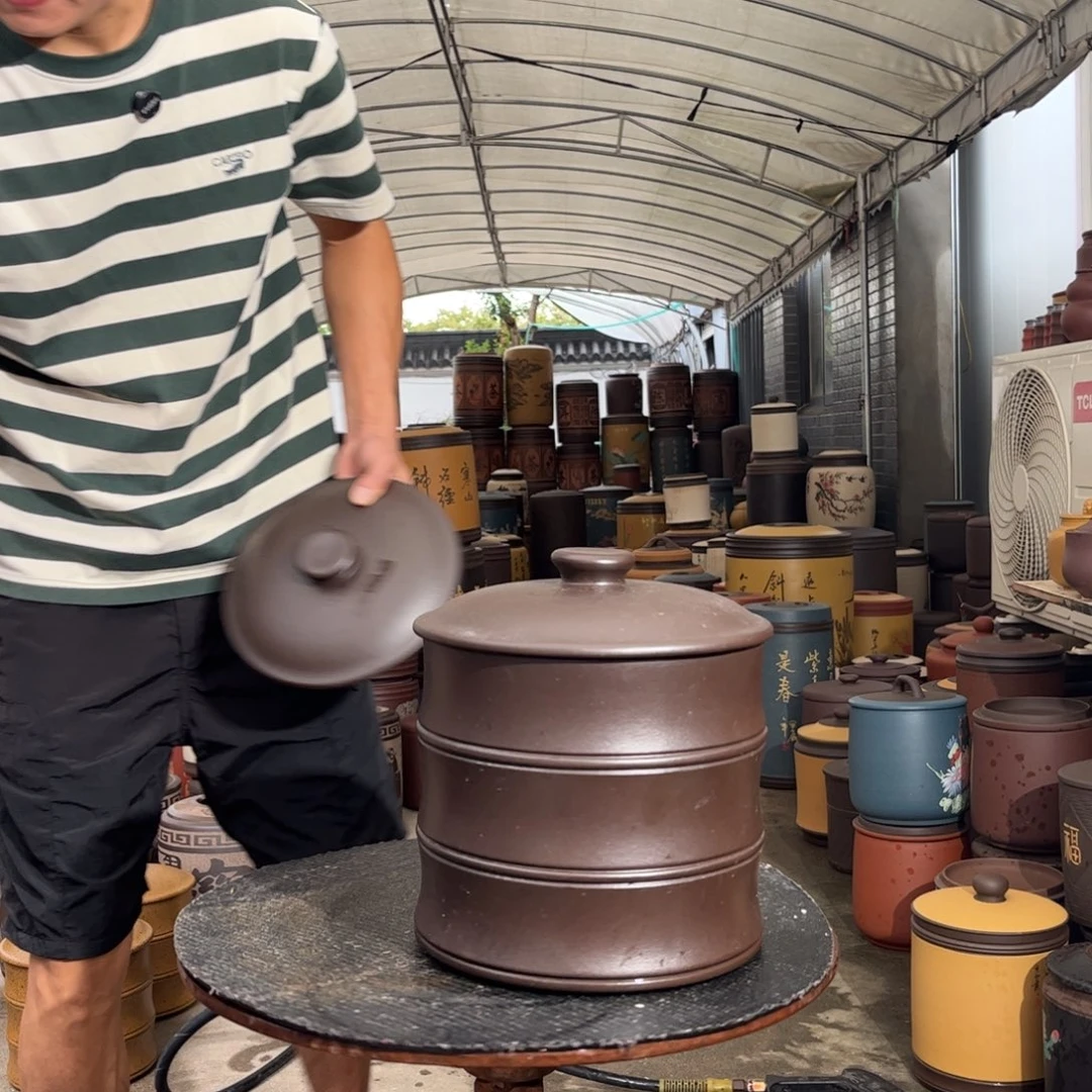 紫砂茶叶罐8 饼茶叶罐