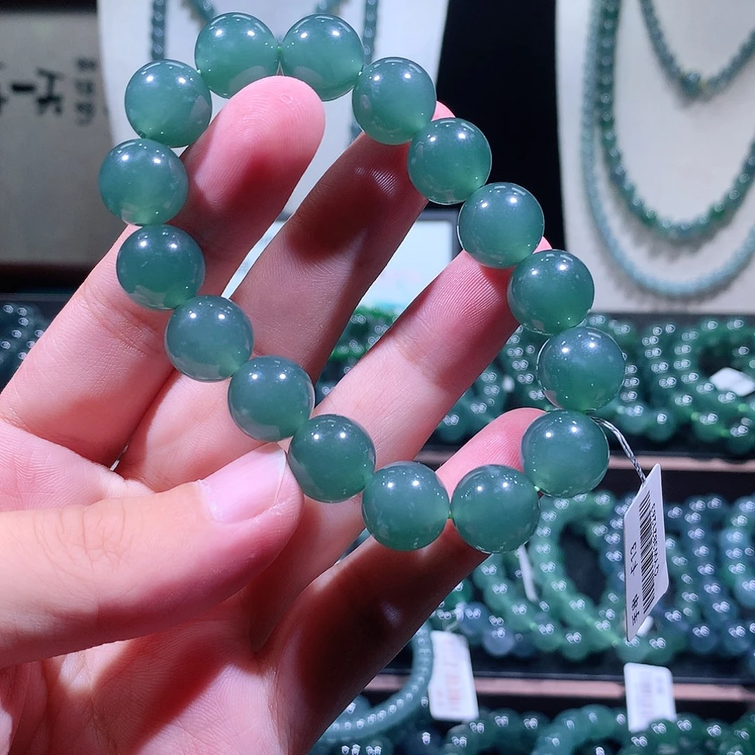 未镶嵌手链翡翠天然a货翡翠手串13