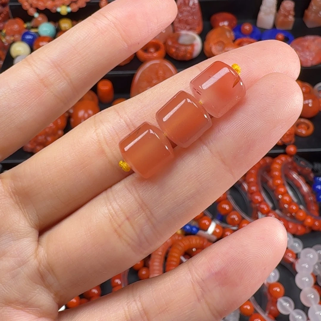 南红玛瑙未镶嵌配饰10mm