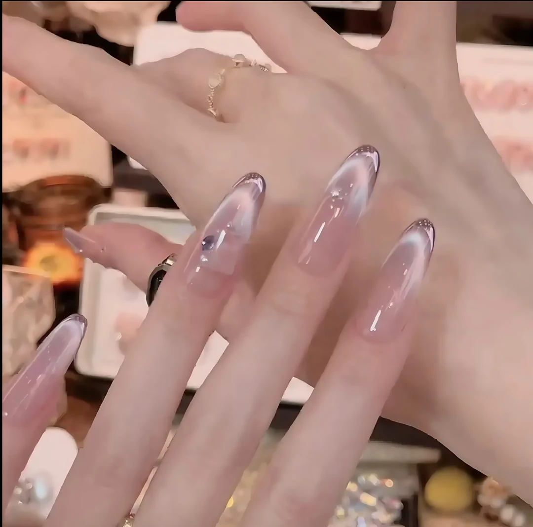 【紫色韵味】-纯手工穿戴甲-纯欲显白轻奢四季流行-10片装