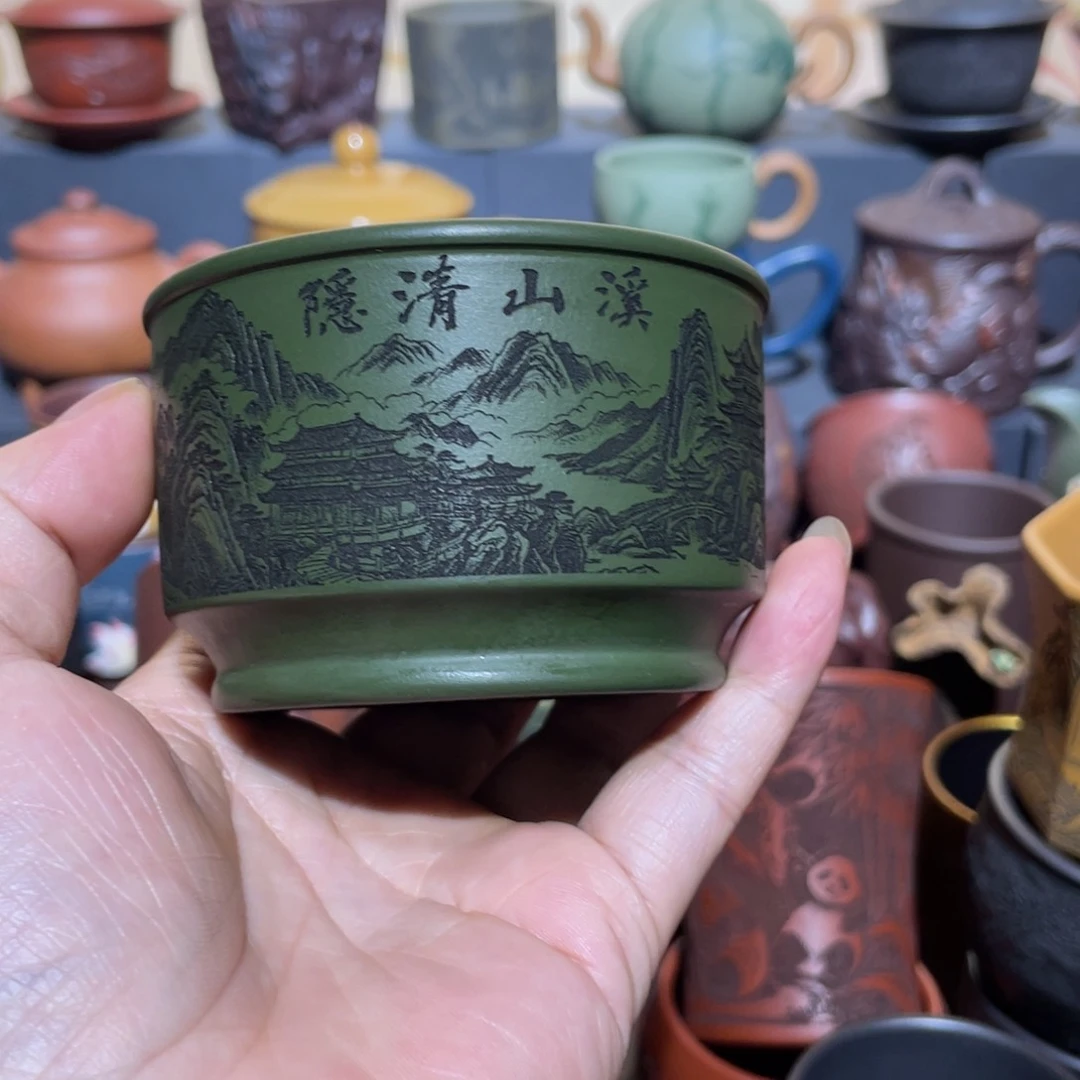 原矿紫砂手工主人杯