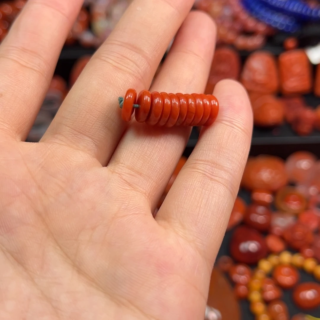 南红玛瑙配饰9mm未镶嵌