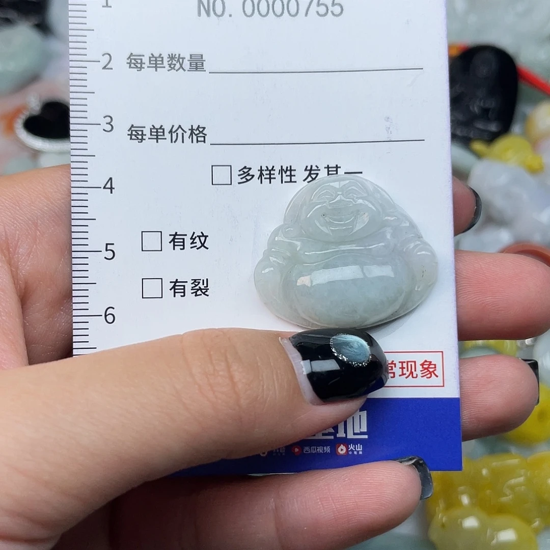 翡翠未镶嵌颈饰755