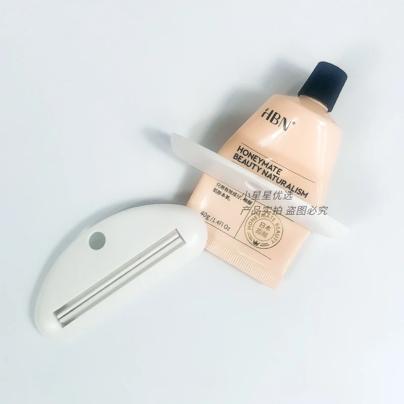 日式简约挤牙膏器牙膏夹颜色随机发货