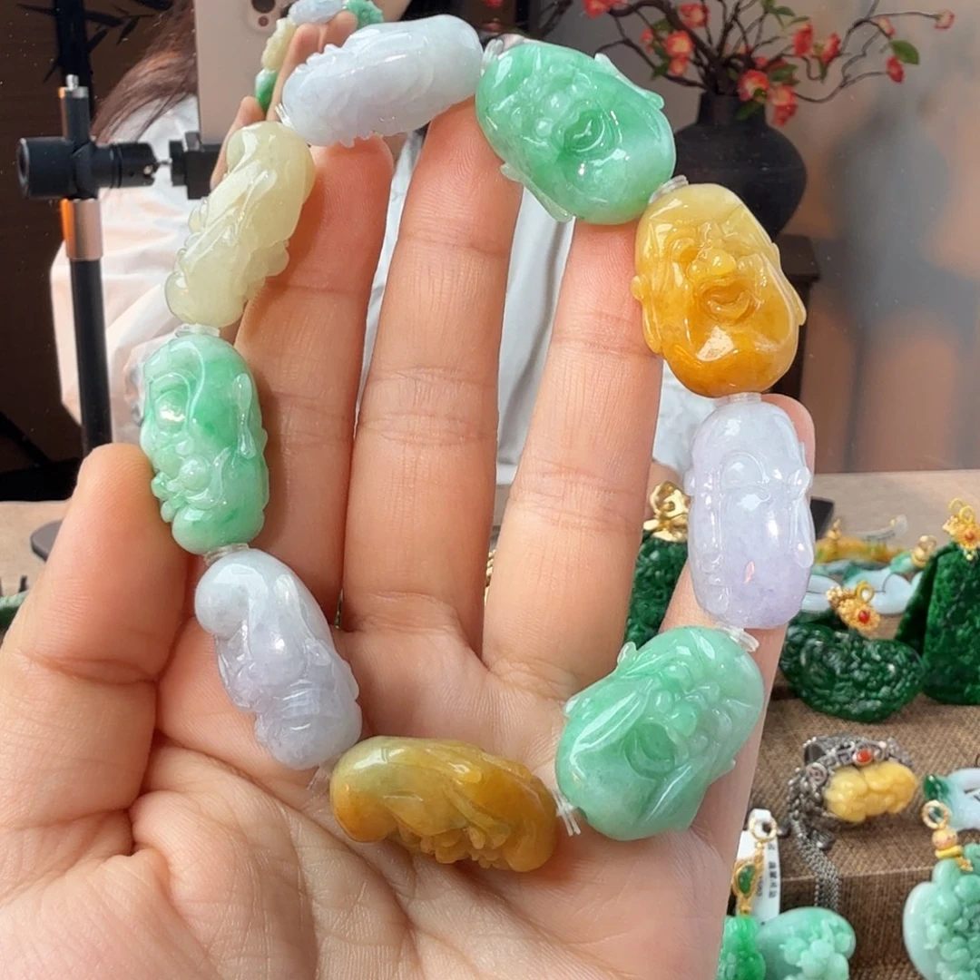 翡翠未镶嵌手串福利