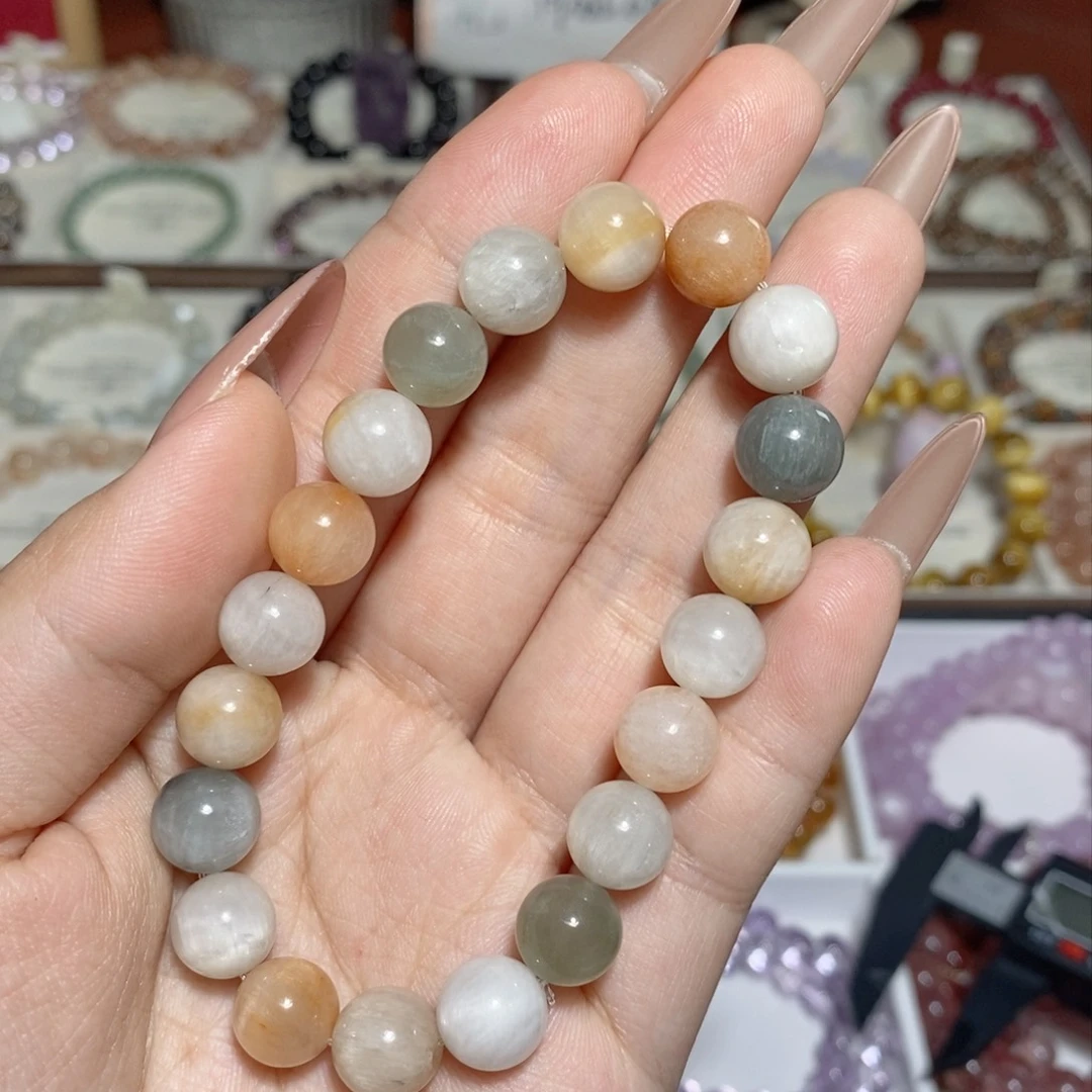 水晶手串未镶嵌兔毛