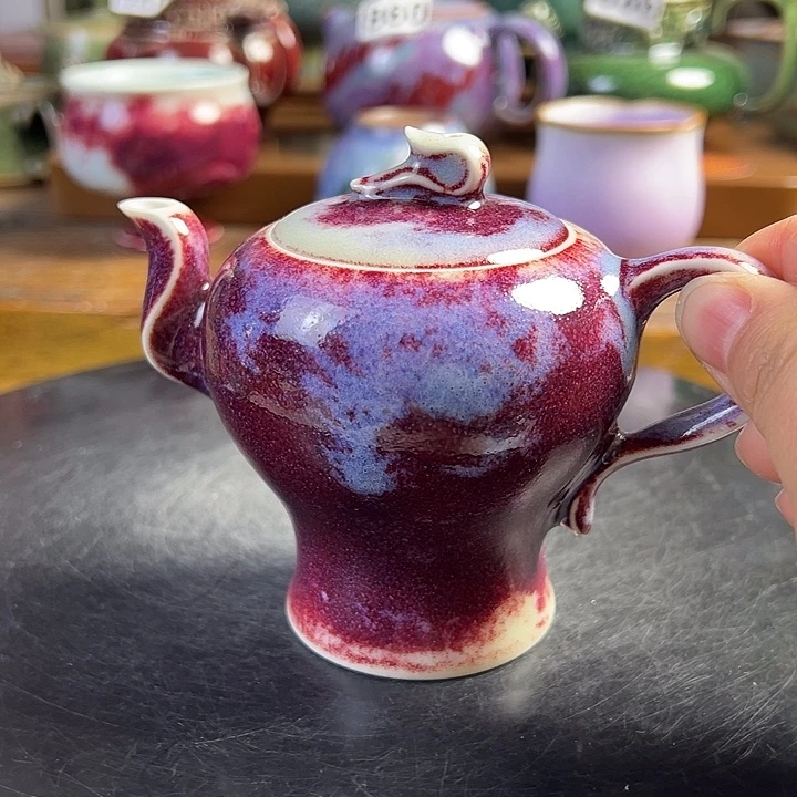 原矿钧瓷 霓裳壶壶