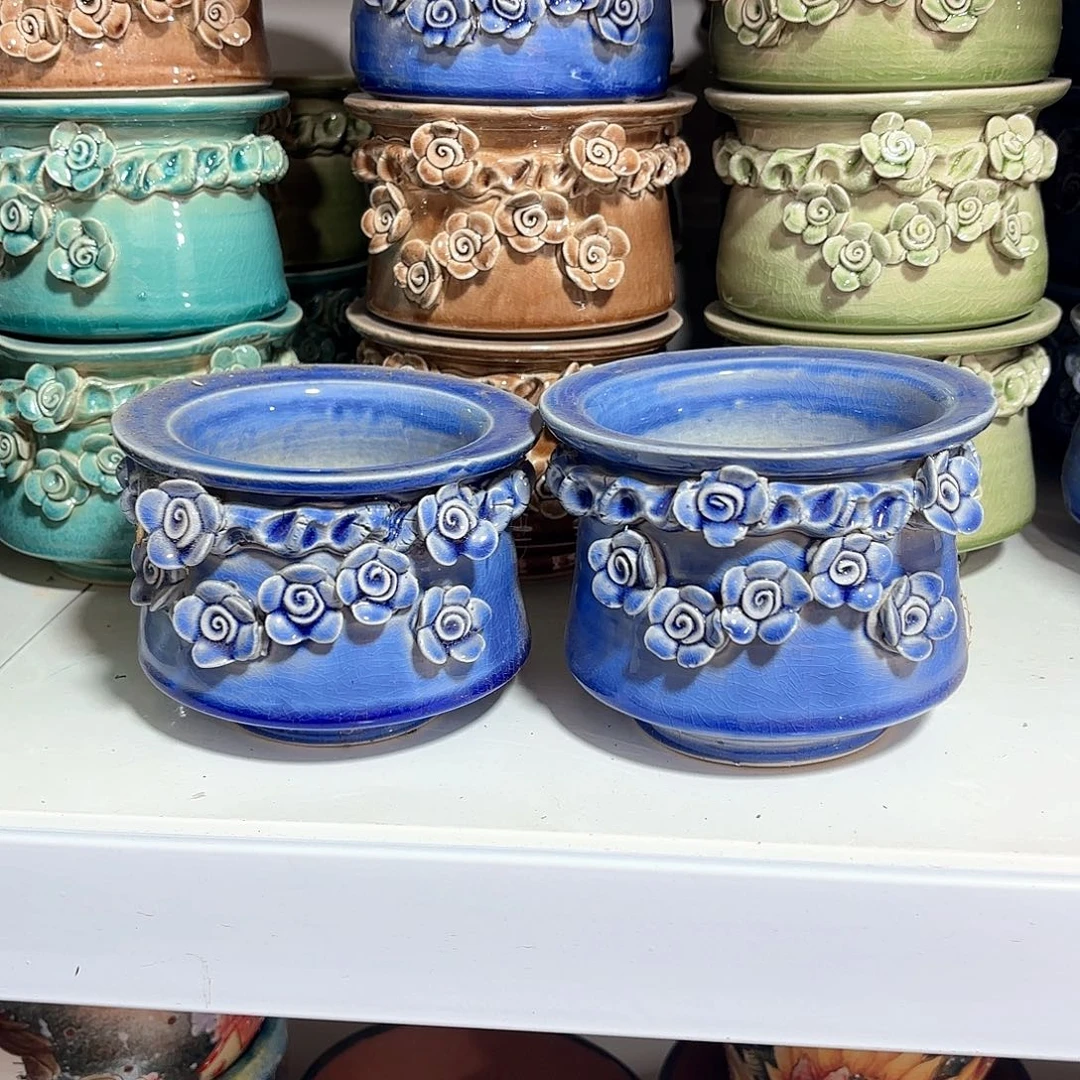 紫砂花盆S****s手工花盆默认微瑕