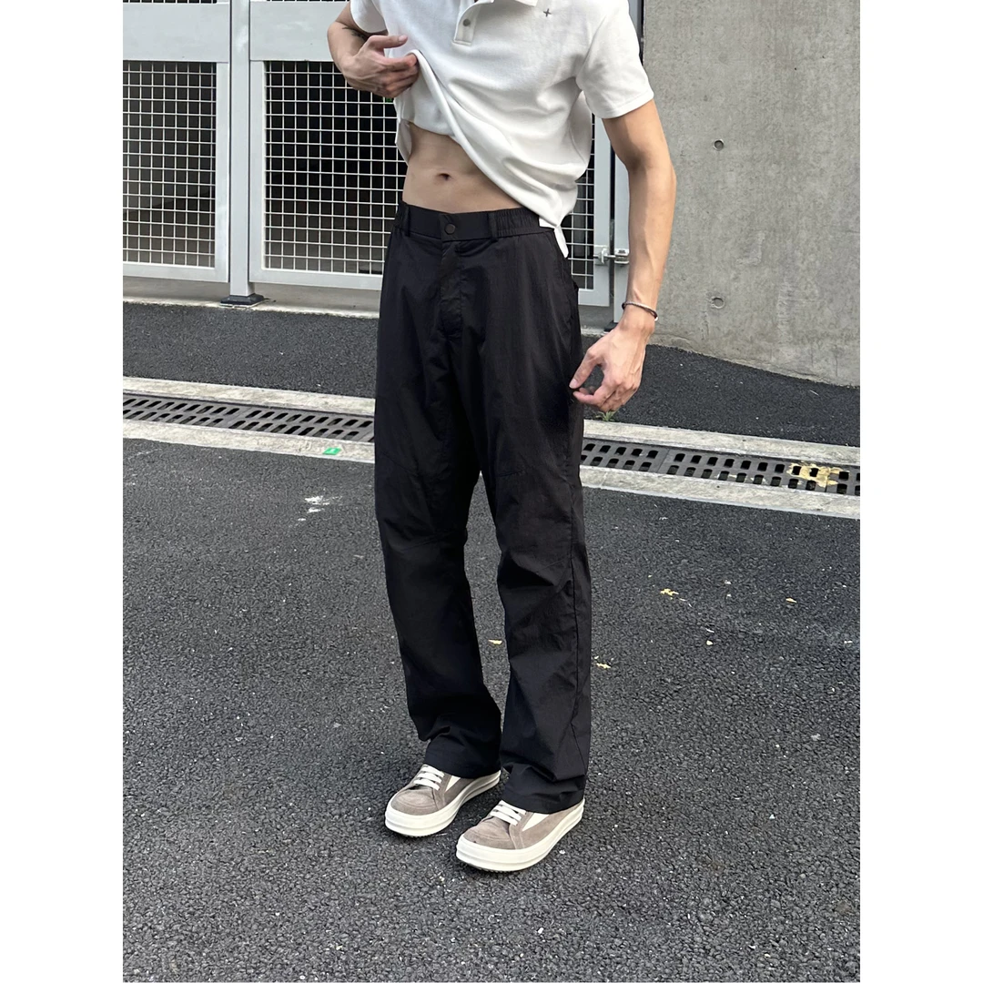 夏商茑cornin康宁2.0皱感立体剪裁机能肌理感速干裤直筒长裤子男