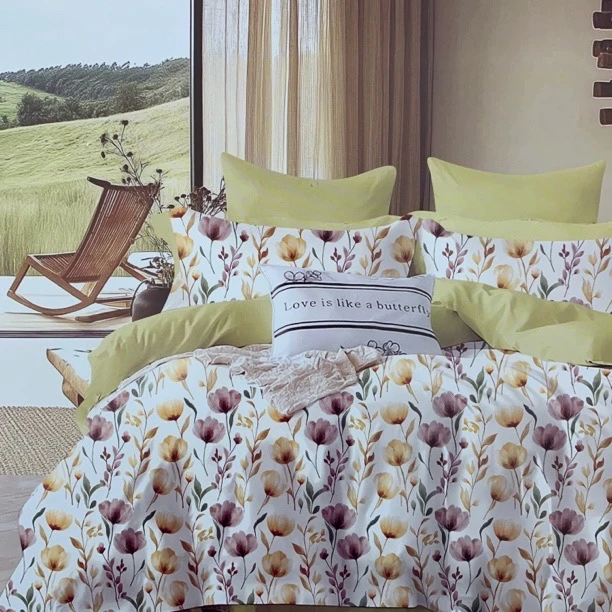 纯棉活性数码柔棉四件套