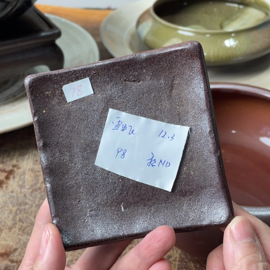 雪***飞陶浪鬼柴烧无釉杯垫