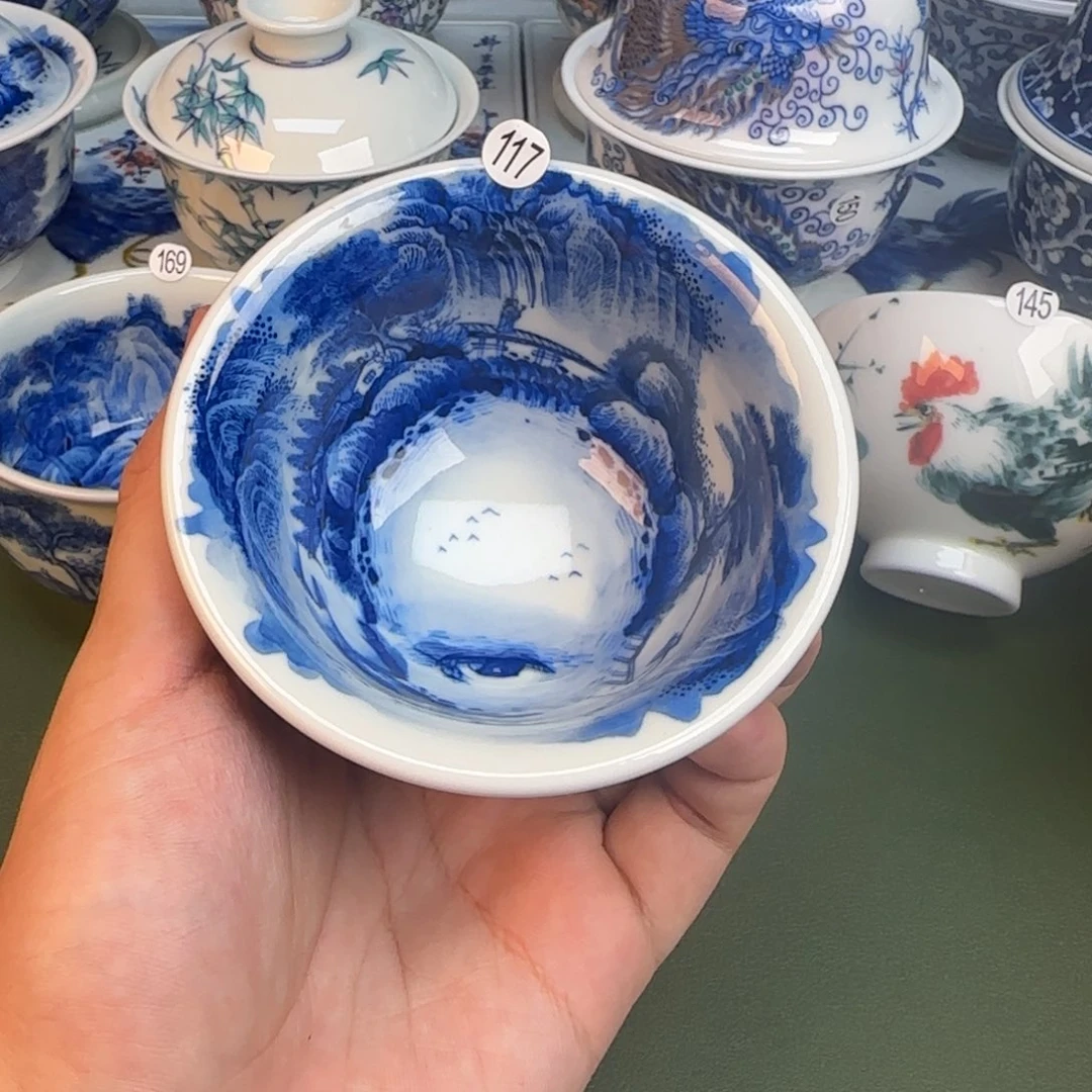 彦祖纯手工手绘茶具117