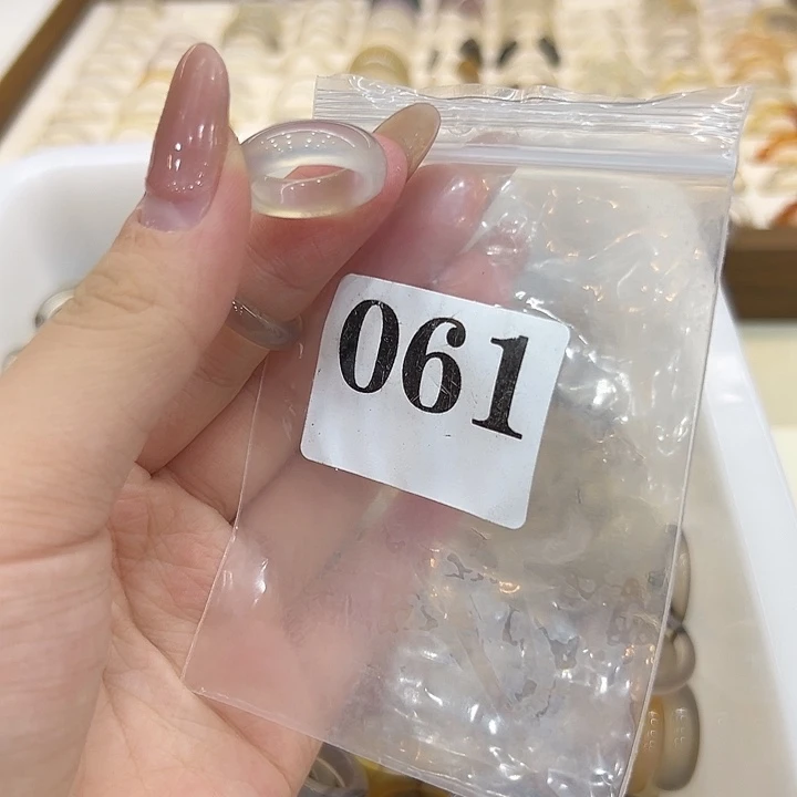 合金戒指玛瑙/玉髓61港10
