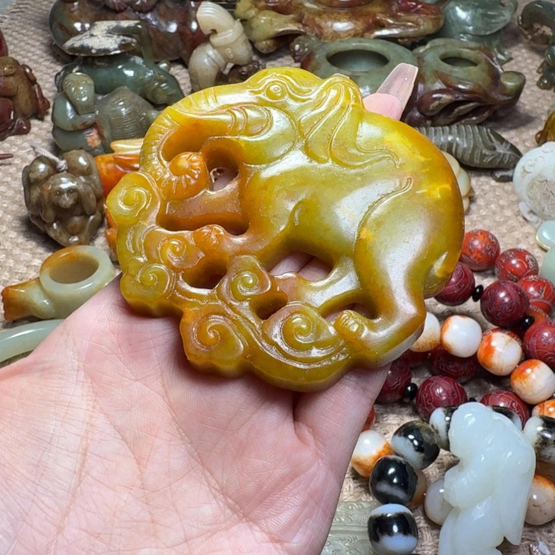 白玉菩提吊坠挂件