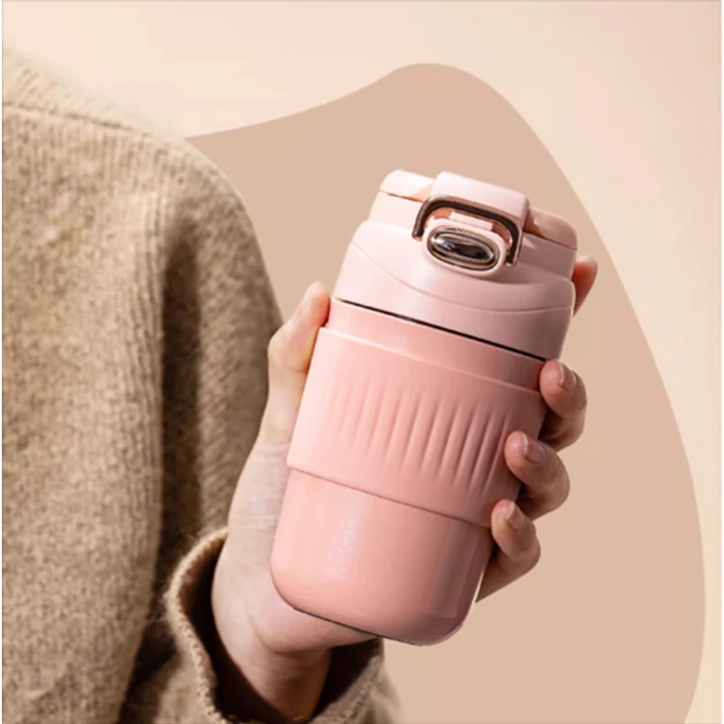 高颜值便携式316女生双饮保温杯350ML（不温显款）