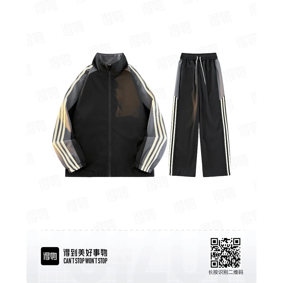 NOTE没有眼泪正品/套装百搭三杠男女同款TZ21A
