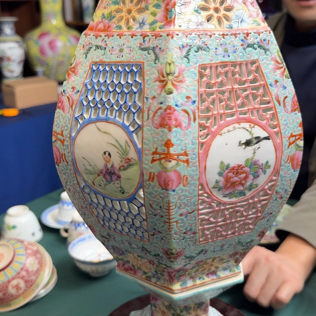 香港精品老瓷器微瑕慎拍
