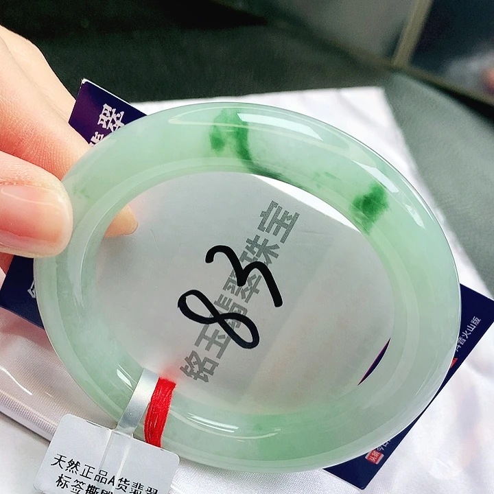 翡翠未镶嵌手镯缅甸天然a货翡翠手镯
