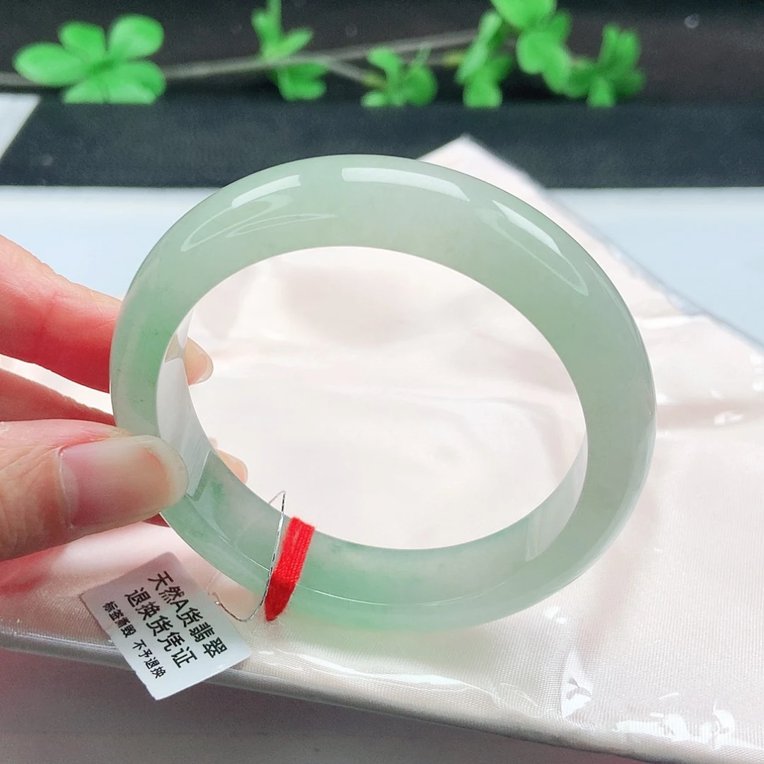 未镶嵌手镯翡翠55圈