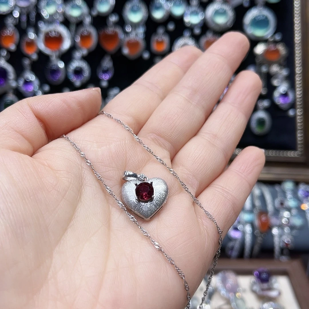 暴***柿蛇纹石玉银S925镶嵌戒指