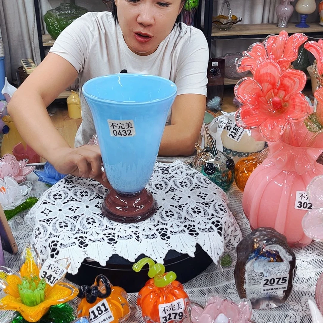 0432 家悦琉璃工艺品不完美